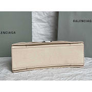 Balenciaga Crush Quilted Shoulder Bag Calfskin Beige 31x20x12cm - 2