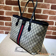 Gucci Ophidia Medium GG Blue Tote Bag 38x28x14cm - 4