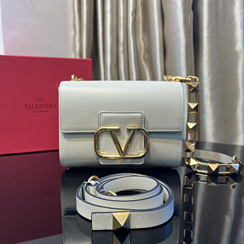 Valentino Garavani Crossbody Bag Vlogo White 20x15x7cm