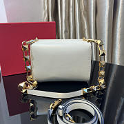 Valentino Garavani Crossbody Bag Vlogo White 20x15x7cm - 6