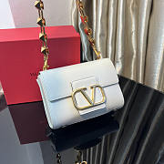 Valentino Garavani Crossbody Bag Vlogo White 20x15x7cm - 4