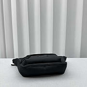 Balenciaga Raver Medium Nylon Shoulder Bag Black 24x18x8cm - 4