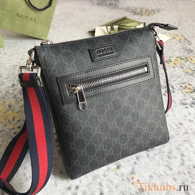 Gucci GG Black Small Messenger Bag 21cm - 1