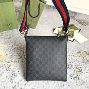 Gucci GG Black Small Messenger Bag 21cm - 3