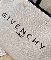 Givenchy Medium Tote Canvas Shopper White 37x13x26cm - 2