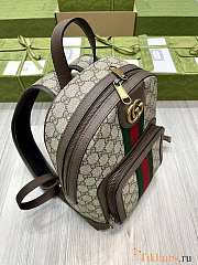 Gucci GG Supreme Ophidia Backpack Brown 21x29cm - 5