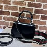 Gucci Bamboo Black 21x15x7cm - 2