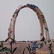 Dior Medium Book Tote Natural Multicolor Raffia 36 x 27.5 x 16.5 cm - 6