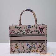 Dior Medium Book Tote Natural Multicolor Raffia 36 x 27.5 x 16.5 cm - 5