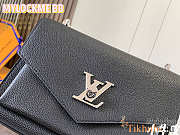 Louis Vuiiton LV Mylockme Satchel Chain Black 22.5x17x5.5cm - 2