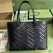 Gucci GG Marmont Large Tote Bag Black 38.5x29x14cm - 1