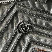 Gucci GG Marmont Large Tote Bag Black 38.5x29x14cm - 2