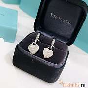 Tiffany & Co Heart Earrings Silver  - 3