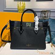 LV On My Side Handbag Black 30.5x14x24.5cm - 1