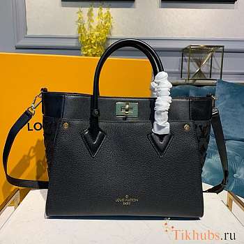 LV On My Side Handbag Black 30.5x14x24.5cm