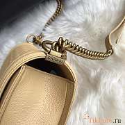 Chanel Leboy Caviar Beige Gold 28cm - 6