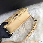 Chanel Leboy Caviar Beige Gold 28cm - 4