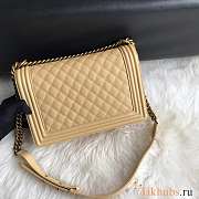 Chanel Leboy Caviar Beige Gold 28cm - 3