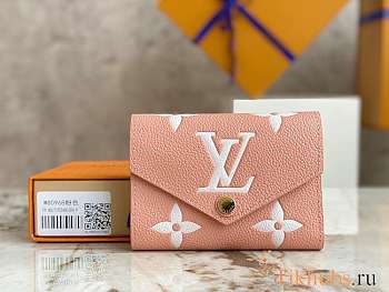 Louis Vuitton LV Victorine Wallet Pink 12x9.5x1.5cm