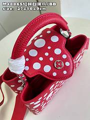 Louis Vuitton LV Capucines BB Red White 27 x 18 x 9 cm - 6