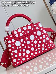 Louis Vuitton LV Capucines BB Red White 27 x 18 x 9 cm - 2