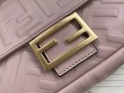 Fendi Baguette Pink Leather Bag 27cm - 5