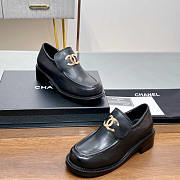 Chanel Large CC Calfskin Loafer Black - 3