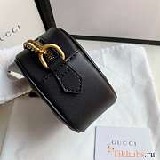 Gucci Marmont Mini Shoulder Bag Black 18x12x6cm - 5