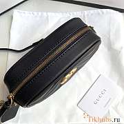 Gucci Marmont Mini Shoulder Bag Black 18x12x6cm - 2