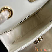 Gucci Deco Mini Shoulder Bag White 18x14.5x8cm - 5