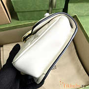 Gucci Deco Mini Shoulder Bag White 18x14.5x8cm - 4