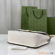 Gucci Deco Small Shoulder Bag White 25x19.5x8cm - 6