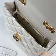 Gucci Deco Small Shoulder Bag White 25x19.5x8cm - 5