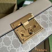 Gucci Padlock Mini Shoulder Bag Beige White 22x11.5x7.5cm - 2