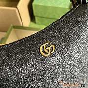 Gucci Aphrodite Shoulder Bag With Double G Black 21x12x4cm - 3