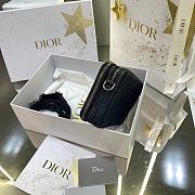 Dior Pouch With Strap Black 17x12.5cm - 5