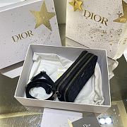 Dior Pouch With Strap Black 17x12.5cm - 3