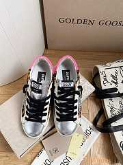 Golden Goose Super-star Leopard Glitter Grafitti Sneaker  - 3