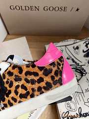 Golden Goose Super-star Leopard Glitter Grafitti Sneaker  - 4