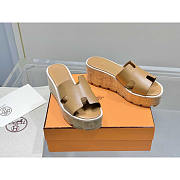 Hermes Eze 30 Sandals Natural - 1