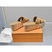 Hermes Eze 30 Sandals Natural - 4