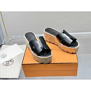 Hermes Eze 30 Sandals Black - 1