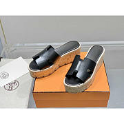 Hermes Eze 30 Sandals Black - 5