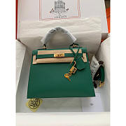 Hermes Kelly Epsom 28 Gold Hardware Green 28cm - 1