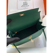 Hermes Kelly Epsom 28 Gold Hardware Green 28cm - 5