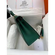 Hermes Kelly Epsom 28 Gold Hardware Green 28cm - 3