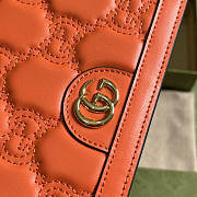 Gucci GG Matelasse Chain Wallet Orange 20x12.5x4cm - 2