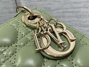 Dior Micro Lady Green 12x10x5cm - 2