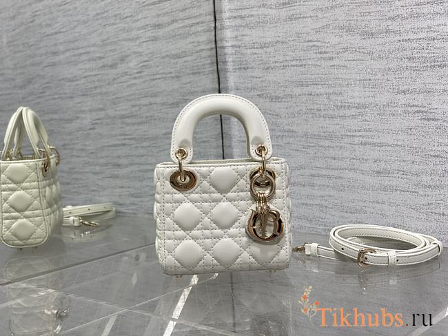 Dior Micro Lady White 12x10x5cm - 1