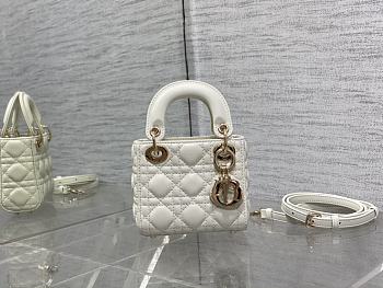 Dior Micro Lady White 12x10x5cm